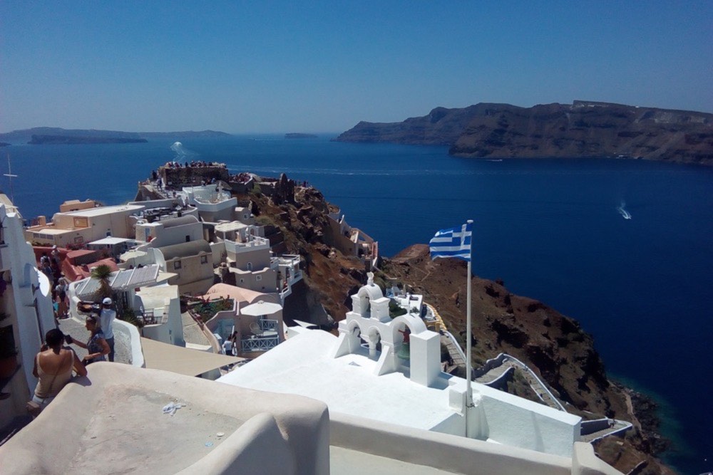 Oia, on the island of Santorini