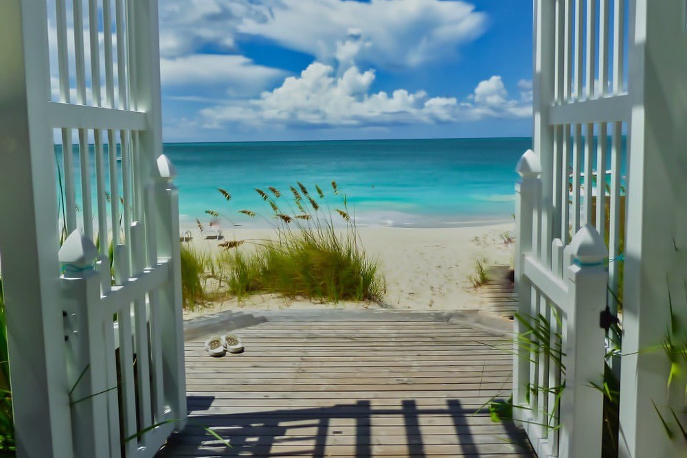 A beach in the Turks and Caicos Islands